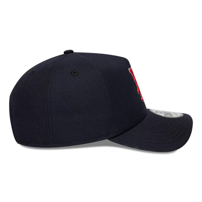 Pictured is this MLB Heart LA Angels 9FORTY A-Frame Adjustable cap in navy. 6