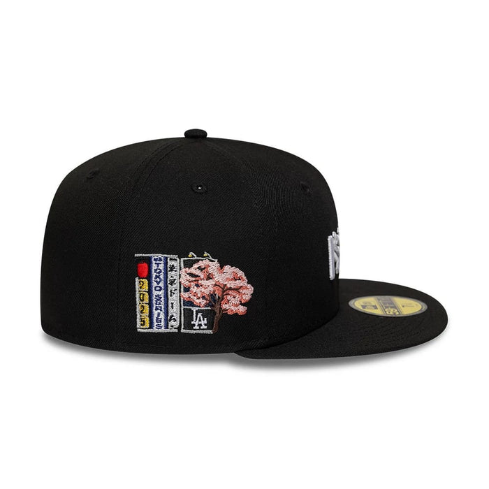 Pictured is this MLB Kanji LA Dodgers 59FIFTY Fitted cap in black. 5