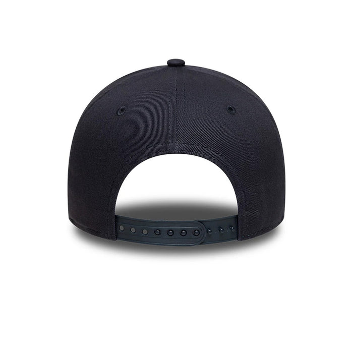 Pictured is this MLB Metallic Outline LA Dodgers 9FORTY A-Frame cap in navy. 4