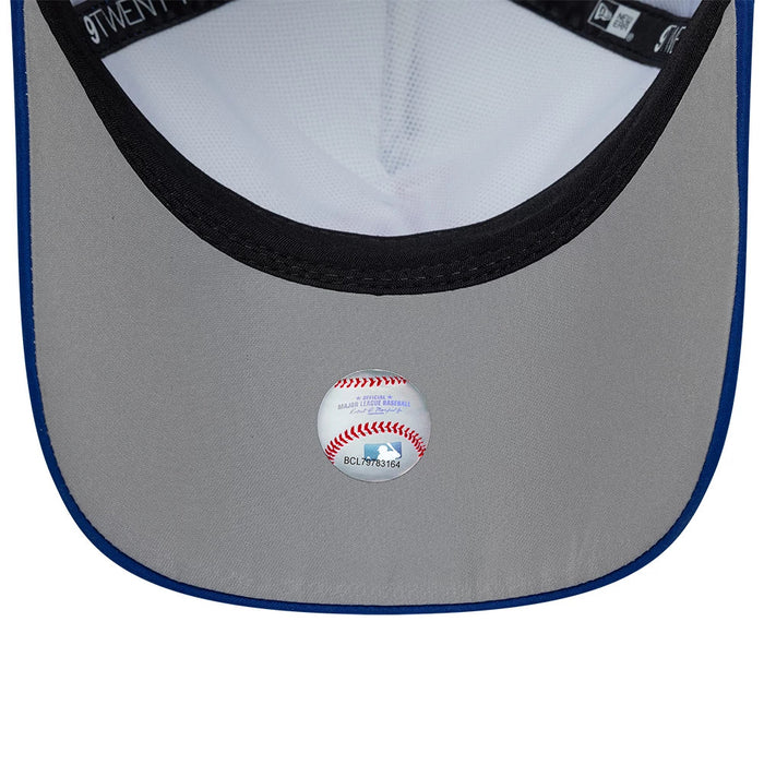 Pictured is this MLB Panel LA Dodgers 9TWENTY A-Frame cap in blue. 2