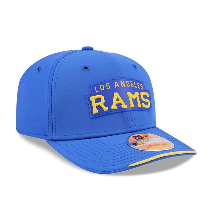 Pictured is this NFL Sideline 2026 LA Rams 9SEVENTY Stretch Snap cap in blue. 3
