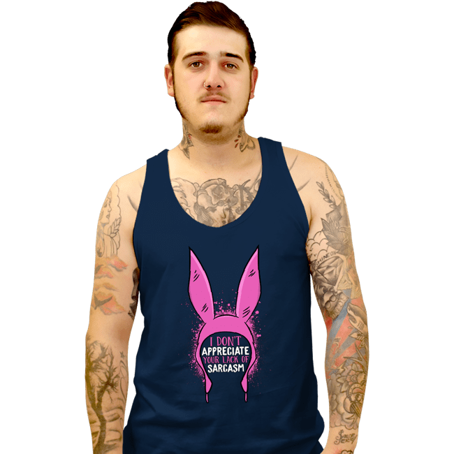 Tank Top, Unisex / Small / Navy