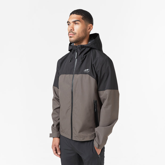 Layered Shell Sport Jacket  | Black/Khaki