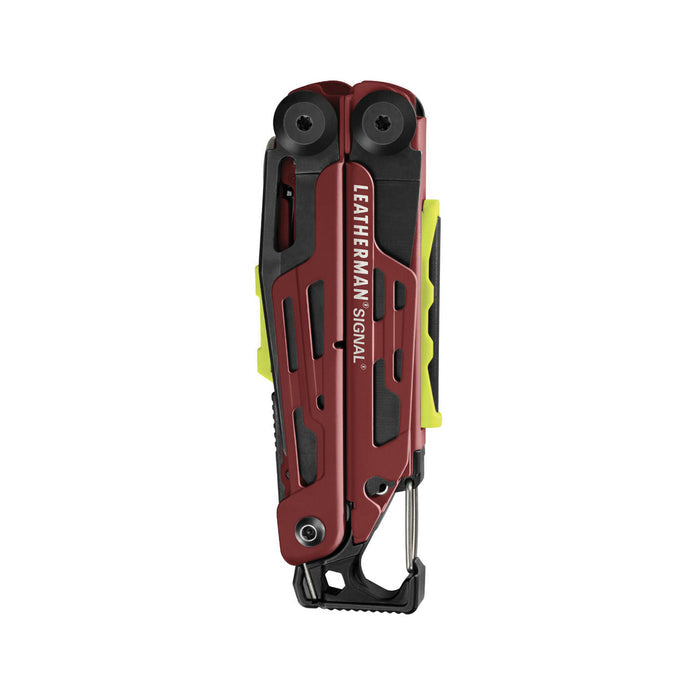Black and crimson Signal Multi-Tool, front-closed