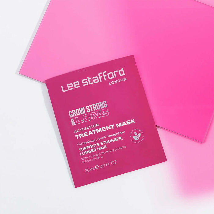 LEE STAFFORD Grow Strong & Long Activation Treatment Mask - plaukų kaukė 20ml