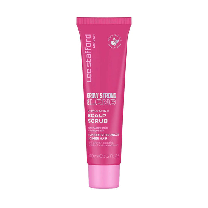 LEE STAFFORD Grow Strong & Long Stimulating Scalp Scrub - šveitiklis galvos odai