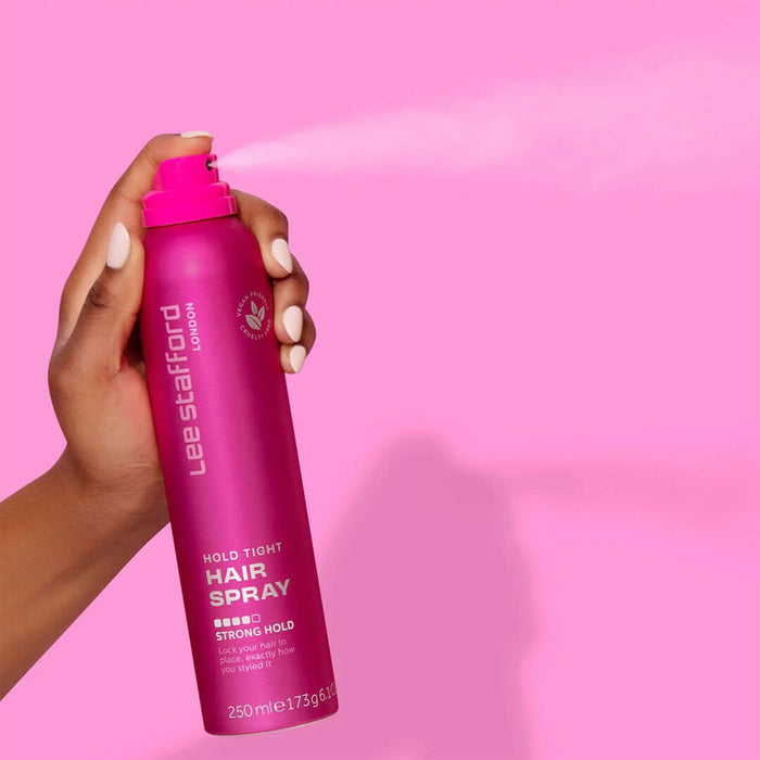 LEE STAFFORD Hold Tight Hairspray - stiprios fiksacijos plaukų lakas 250ml