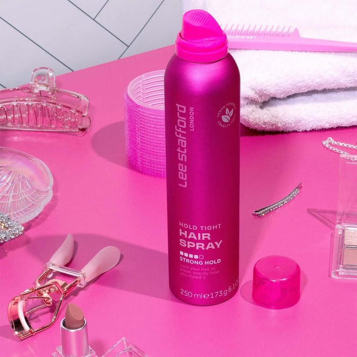 LEE STAFFORD Hold Tight Hairspray - stiprios fiksacijos plaukų lakas 250ml