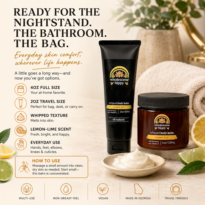 Lemon-Aid Whipped Wonder Balm | Multi-Use Skin Balm | 4oz