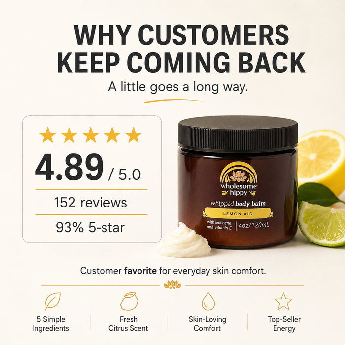 Lemon-Aid Whipped Wonder Balm | Multi-Use Skin Balm | 4oz