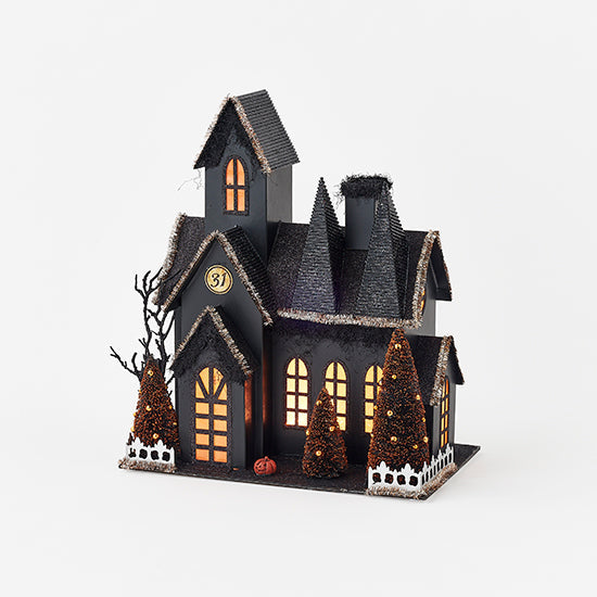 Lighted Haunted House - Holiday Decor by Carlyle Avenue