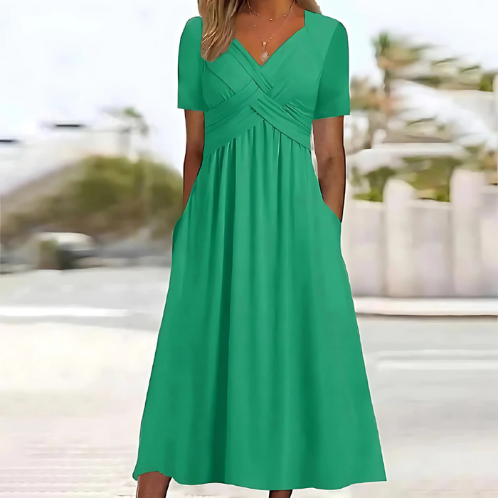 LINA - Elegant Dress with Tummy Coverage