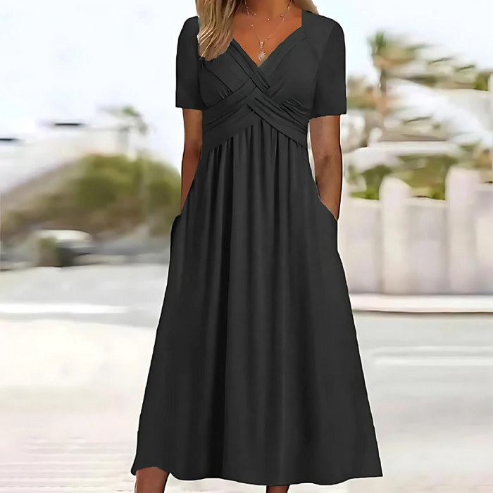 LINA - Elegant Dress with Tummy Coverage
