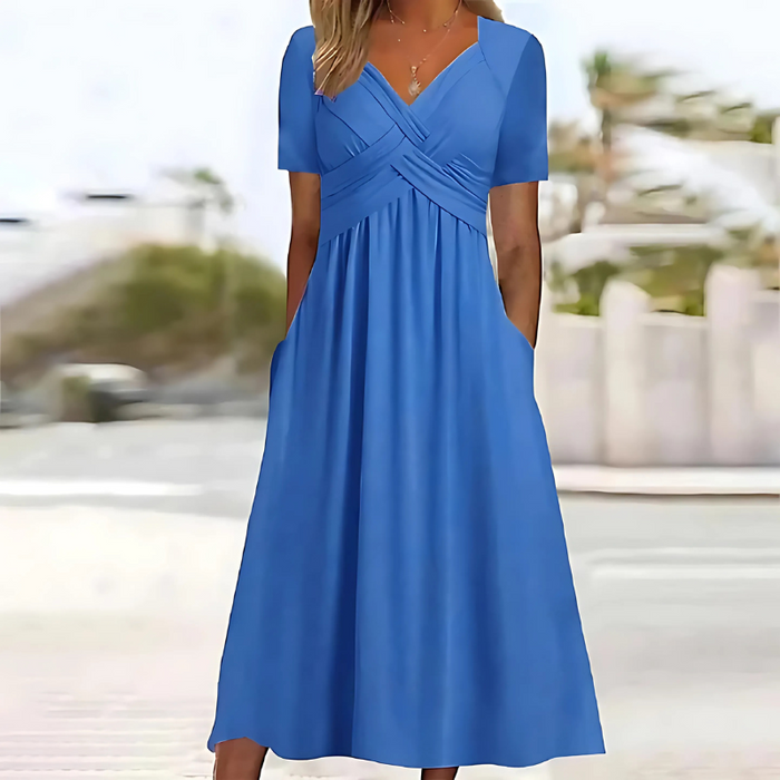 LINA - Elegant Dress with Tummy Coverage