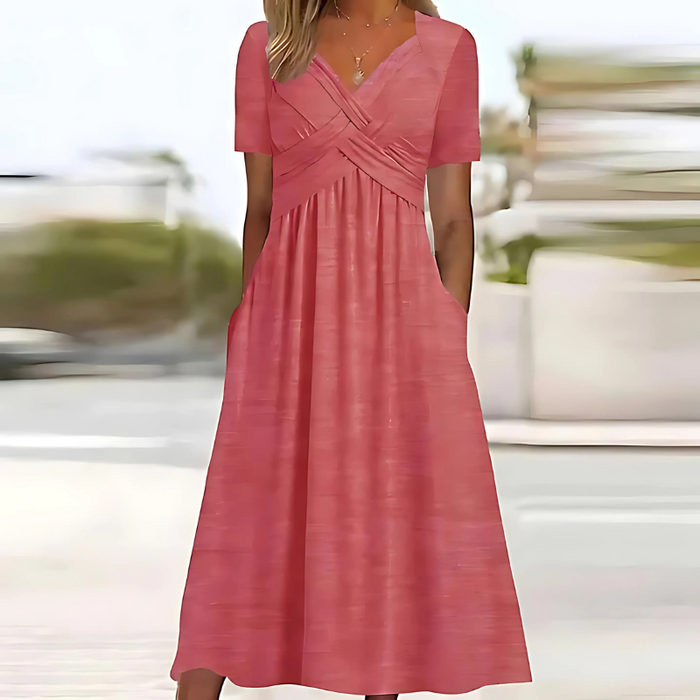 LINA - Elegant Dress with Tummy Coverage