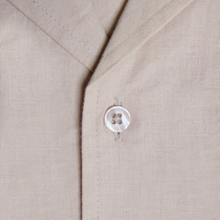 Linen Blend Shirt | Stone