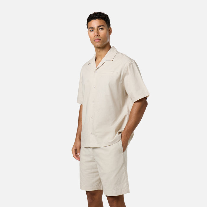 Linen Blend Shirt | Stone