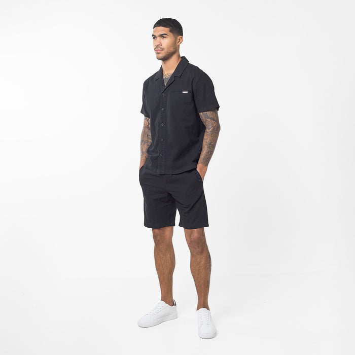 Linen Shirt | Black