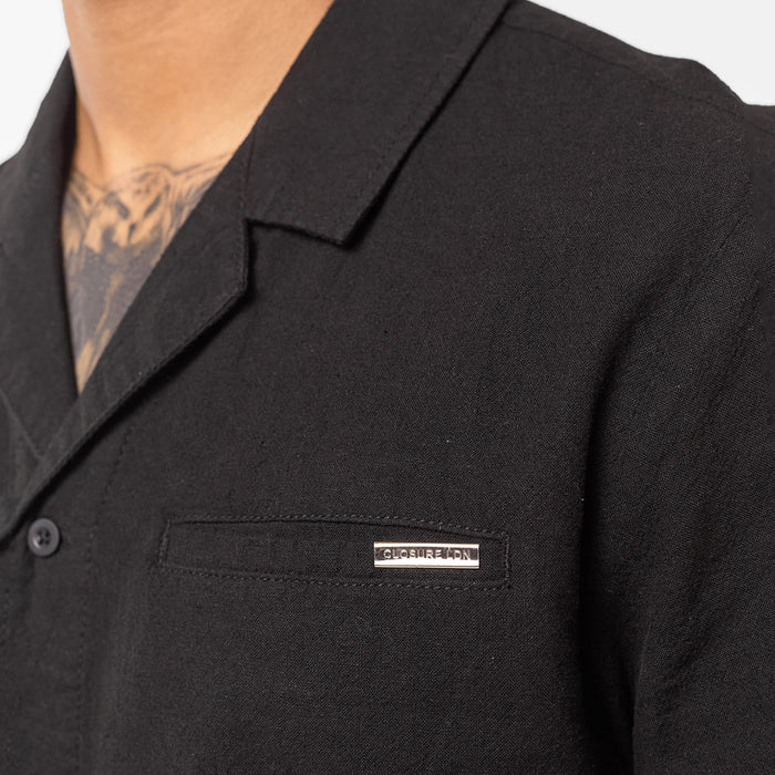 Linen Shirt | Black