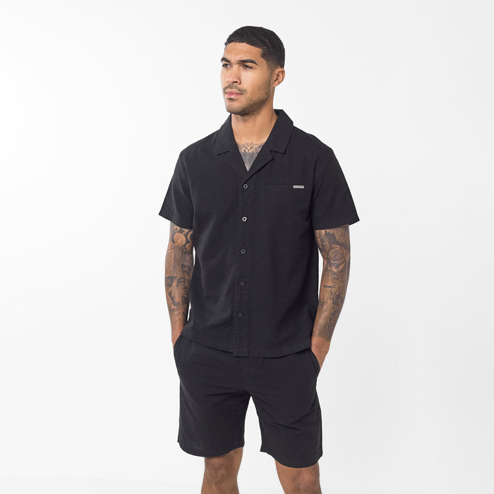 Linen Shirt | Black