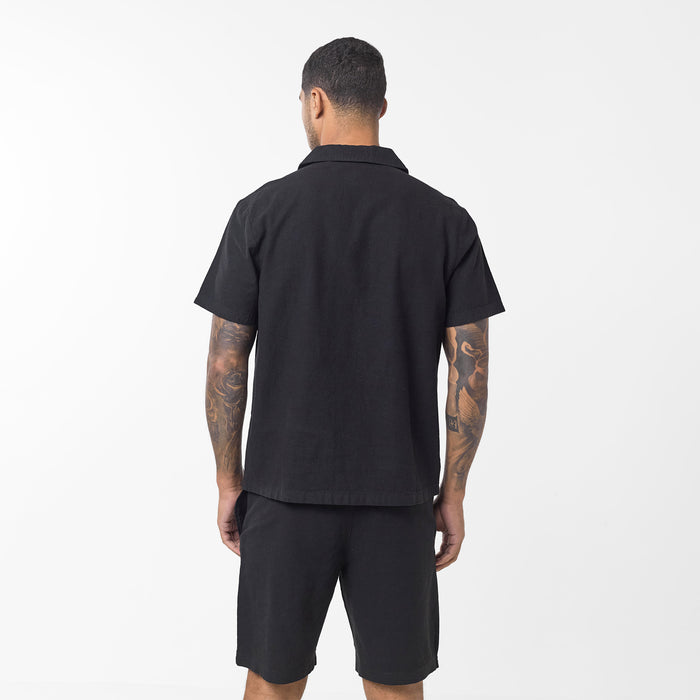Linen Shirt | Black