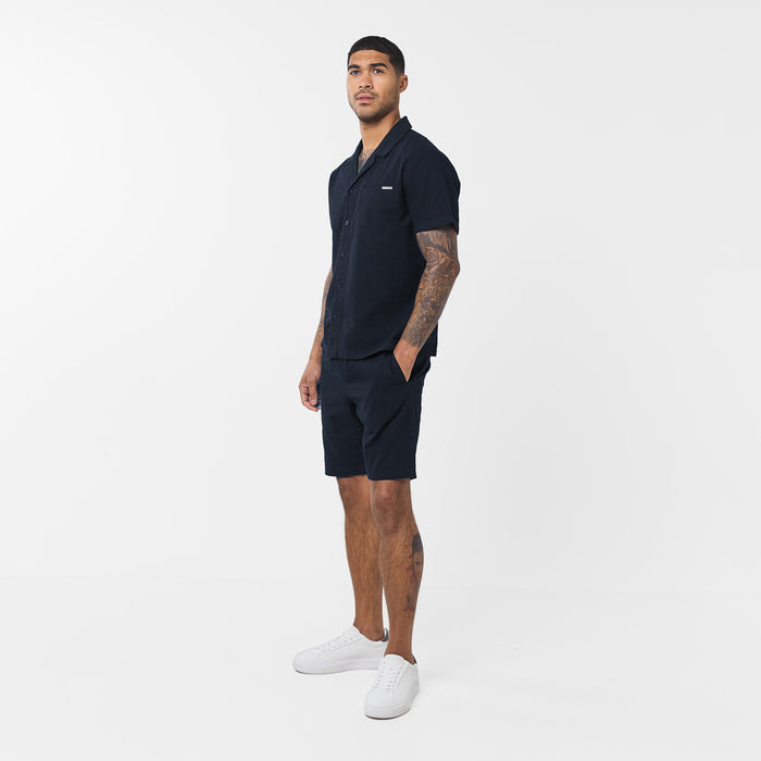 Linen Shirt | Navy