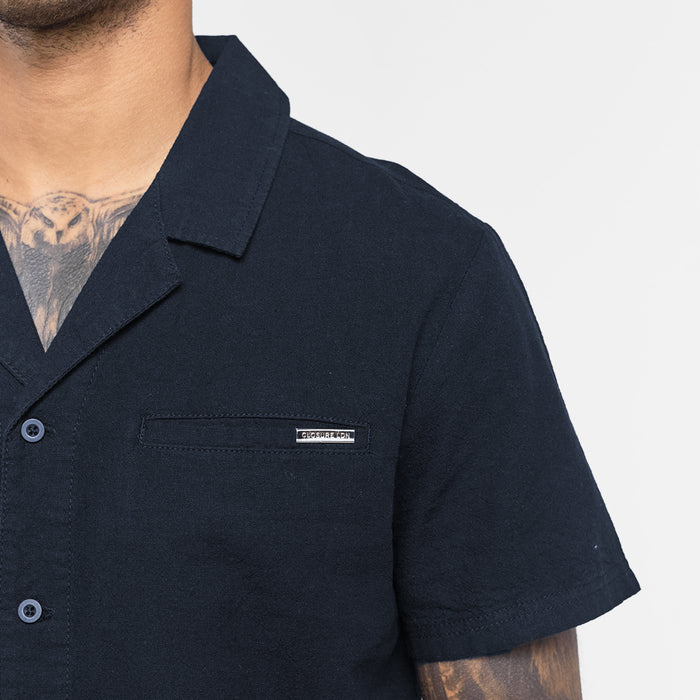 Linen Shirt | Navy