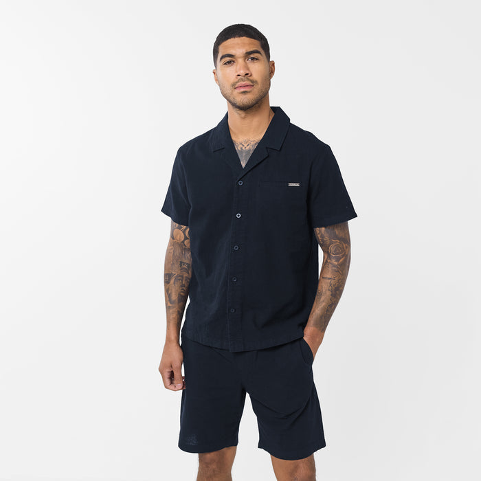 Linen Shirt | Navy
