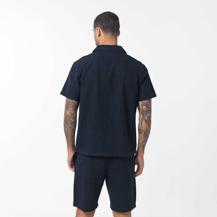 Linen Shirt | Navy
