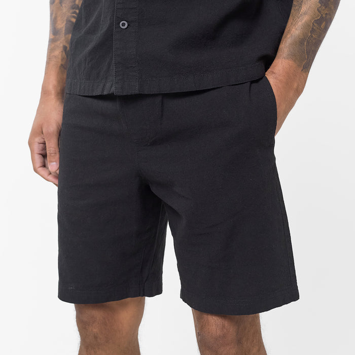 Linen Short | Black
