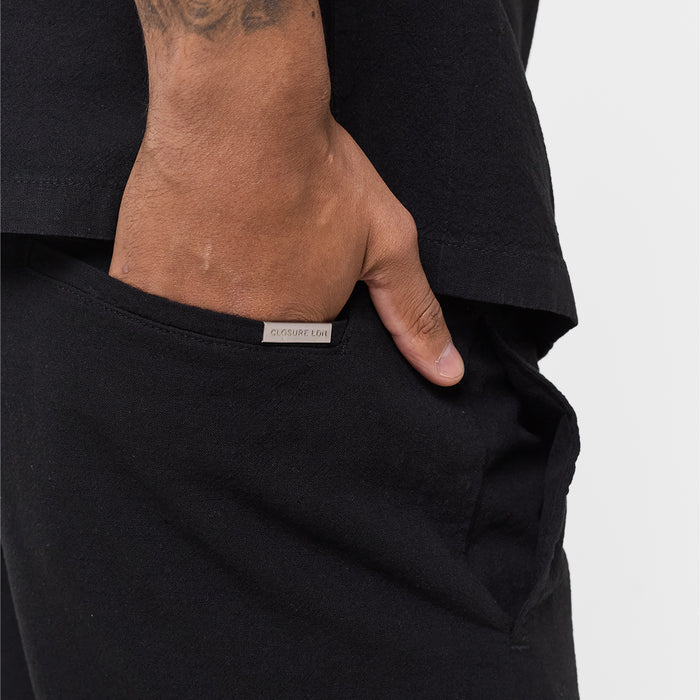 Linen Short | Black