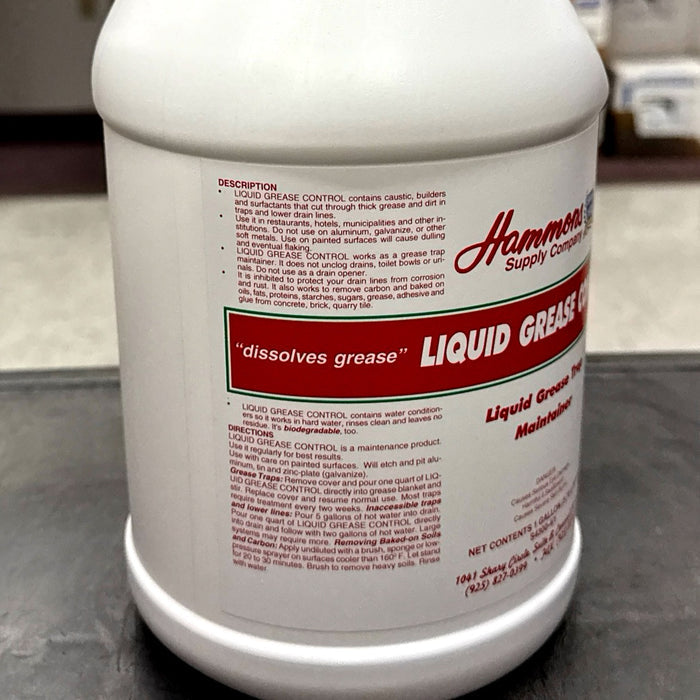 LIQUID GREASE CONTROL (SUPER H.D. HOOD & KITCHEN DEGREASER) (GALLON) ( HSC )
