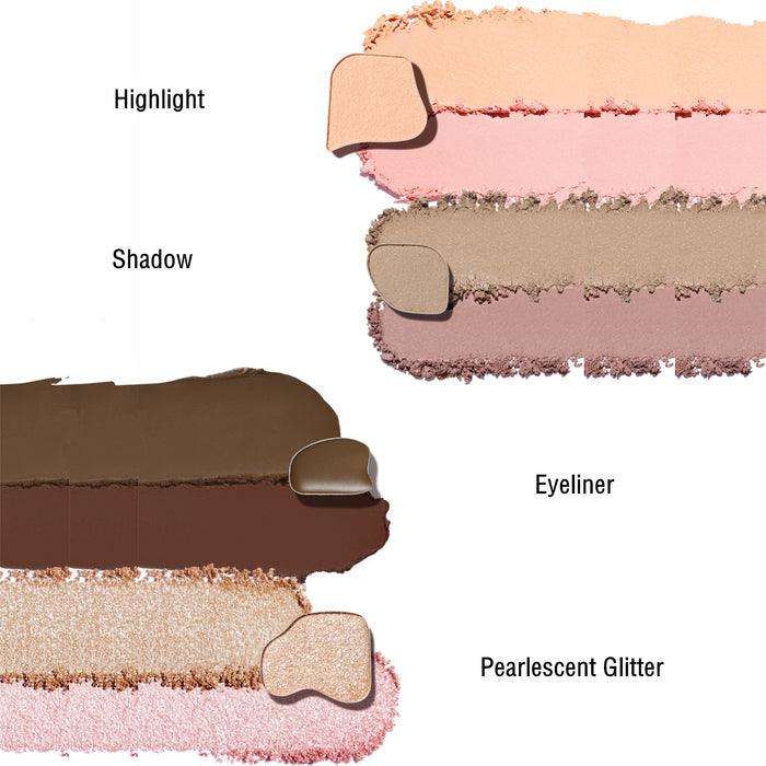 LITTLE ONDINE Four Colors Eyeshadow Palette T3805