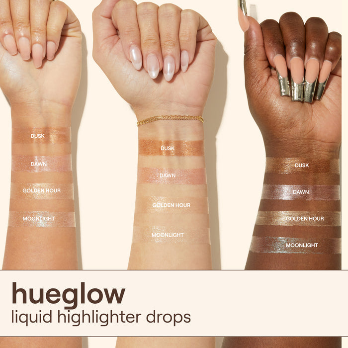 Live Tinted Hueglow Drops Highlighter + Kabuki Brush Duo Bronzer Makeup