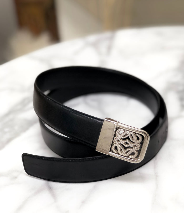 LOEWE Anagram Belt Black Vintage Old saz7ds