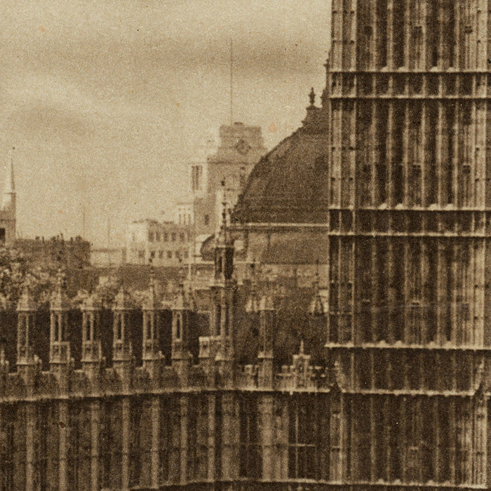London Travel Poster: Houses of Parliament and Big Ben by Dixon Scott