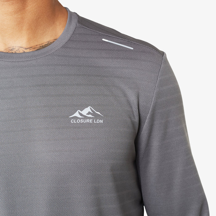 Long Sleeve Performance T-Shirt | Charcoal