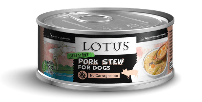 Lotus Dog Grain-Free Wholesome Pork Stew Dog Food