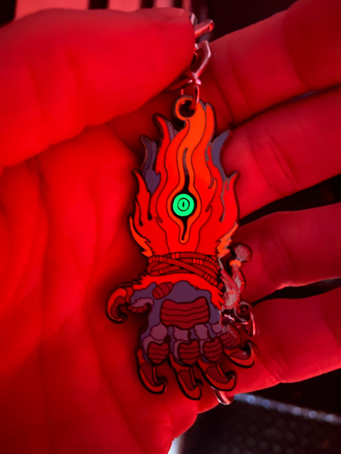 LUCKY MONSTER PAW GLOWING EYE CHARM ** IN STOCK**