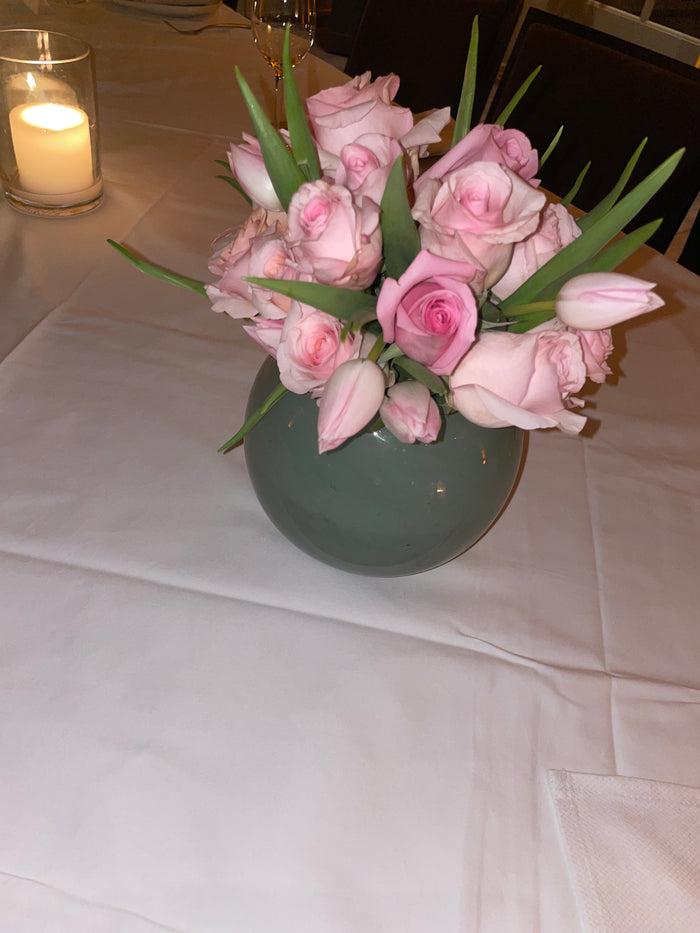 Lumen Sage Blown Glass Vase - Vases by Carlyle Avenue
