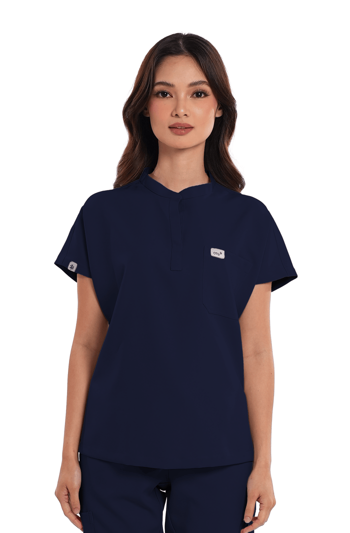 Luxe® Custom Fit Cap Sleeve Women Scrub Top