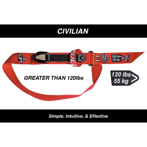 M2 Civilian Ratcheting Medical Tourniquet in red