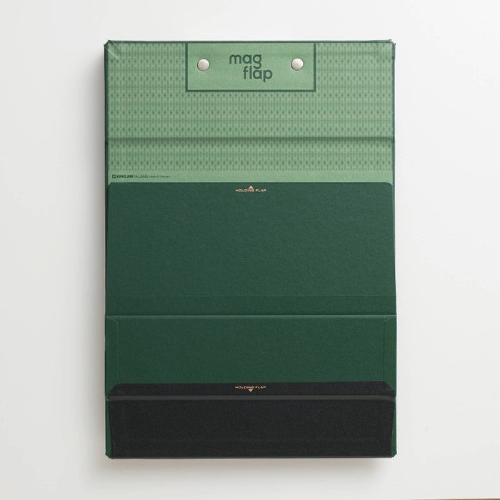 Clipboard "Mag Flap" A4 vertical - Green
