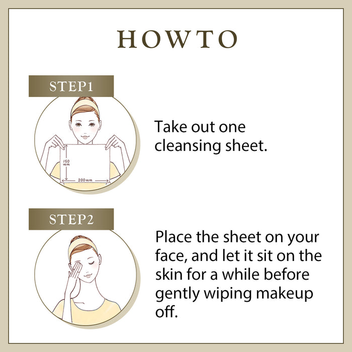 mandom BIFESTA Cleansing Sheet Perfect Clear 1bag