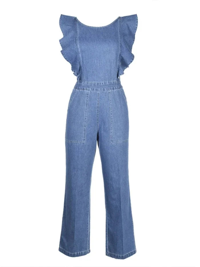 MANON - Elegant Denim Jumpsuit