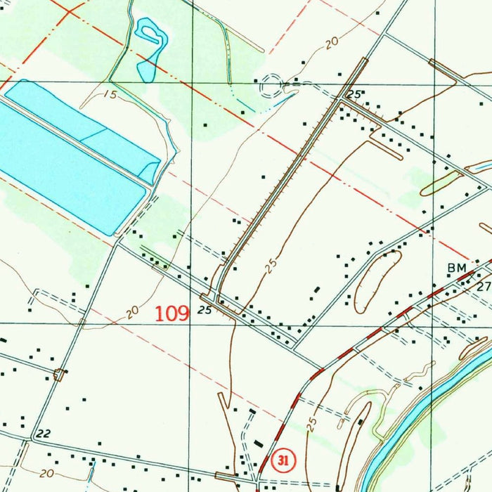Map of Breaux Bridge, Louisiana by USGS, 1998 – Lafayette, Bayou Teche & Vermilion River