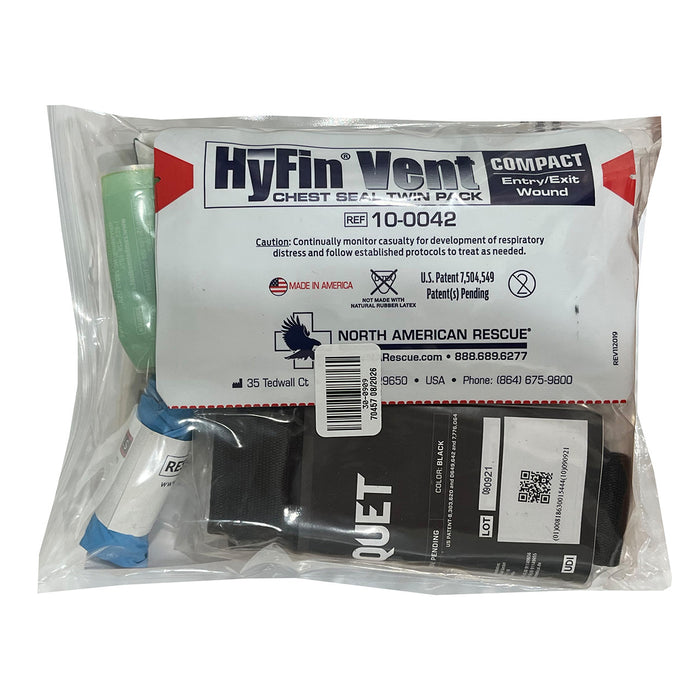 TCCC IFAK Refill Module, packaged back