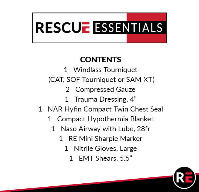 TCCC IFAK Refill Module components list