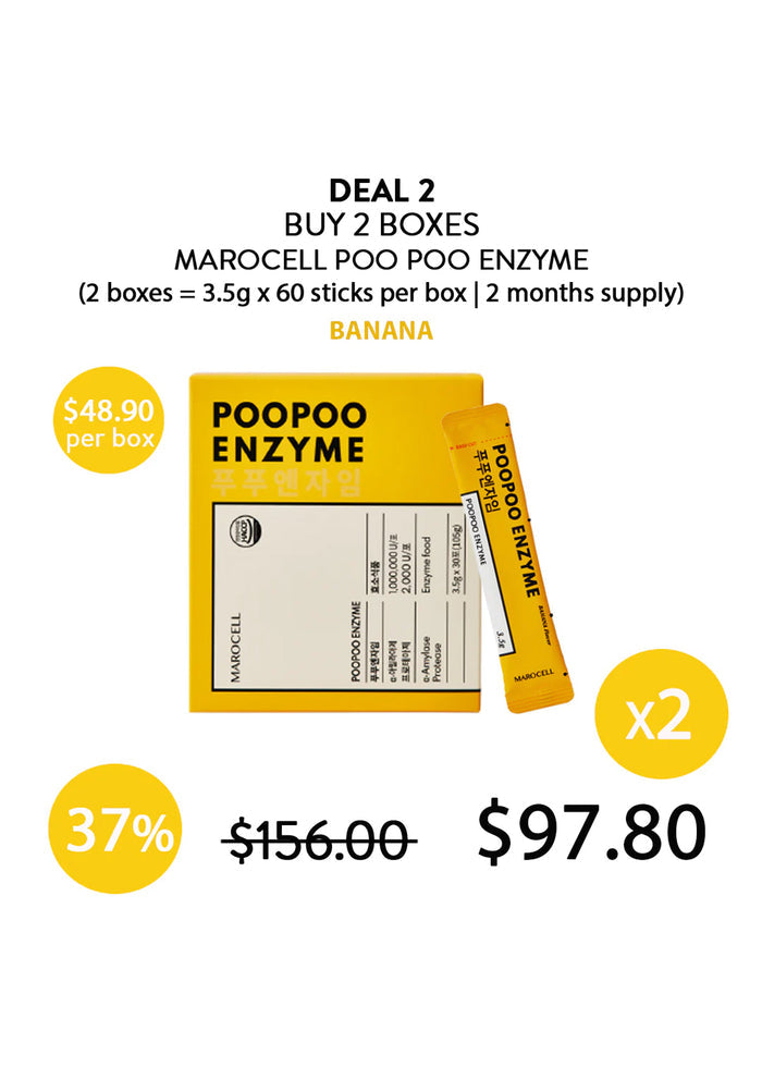 (BUY 2) MAROCELL BANANA POO POO ENZYME