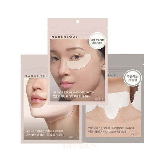 MARSHIQUE Triple Zone Lifting Patch Set (Jawline/Neck/Eye)